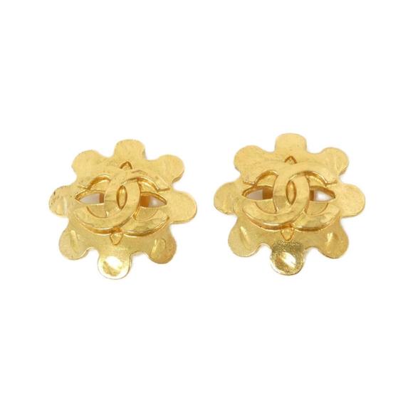 CHANEL Gold Earrings - Picture 1 of 3